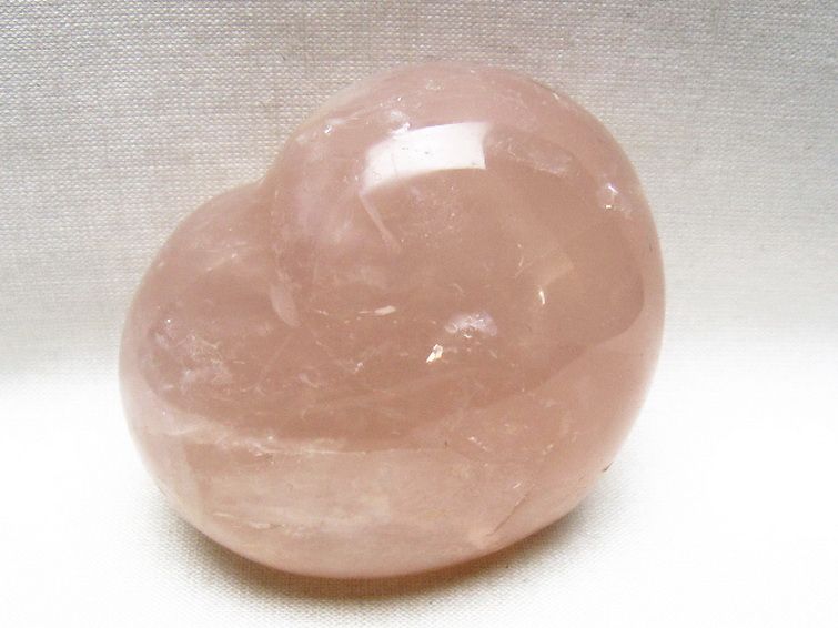 ローズクォーツハート 置物 [t225-8816] 3枚目