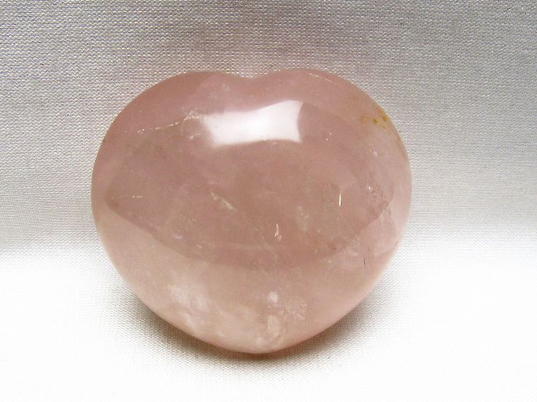 ローズクォーツハート 置物 [t225-8818] 1枚目