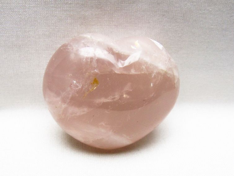 ローズクォーツハート 置物 [t225-8823] 1枚目