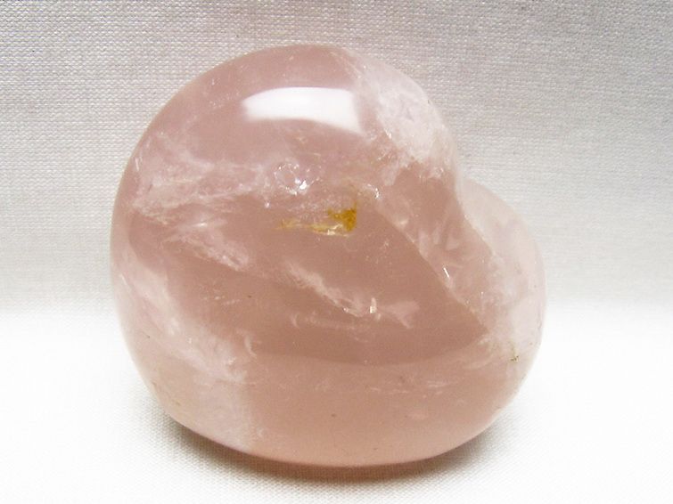 ローズクォーツハート 置物 [t225-8823] 3枚目
