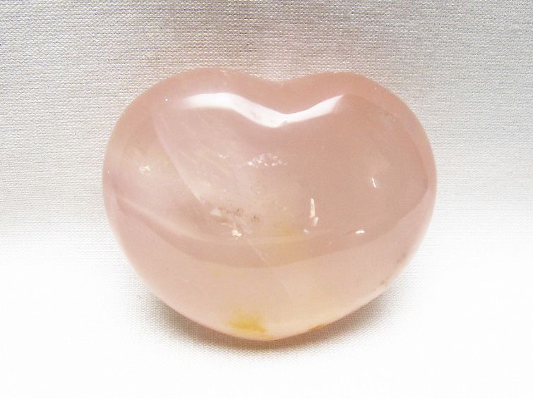 ローズクォーツハート 置物 [t225-8830] 1枚目