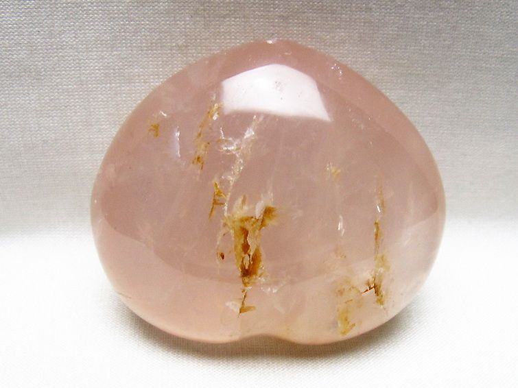 ローズクォーツハート 置物 [t225-8844] 2枚目