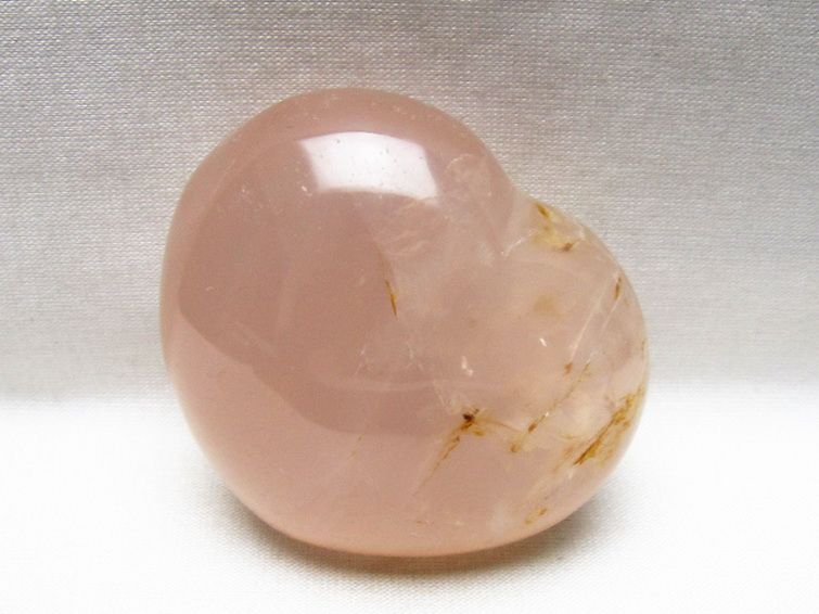 ローズクォーツハート 置物 [t225-8844] 3枚目