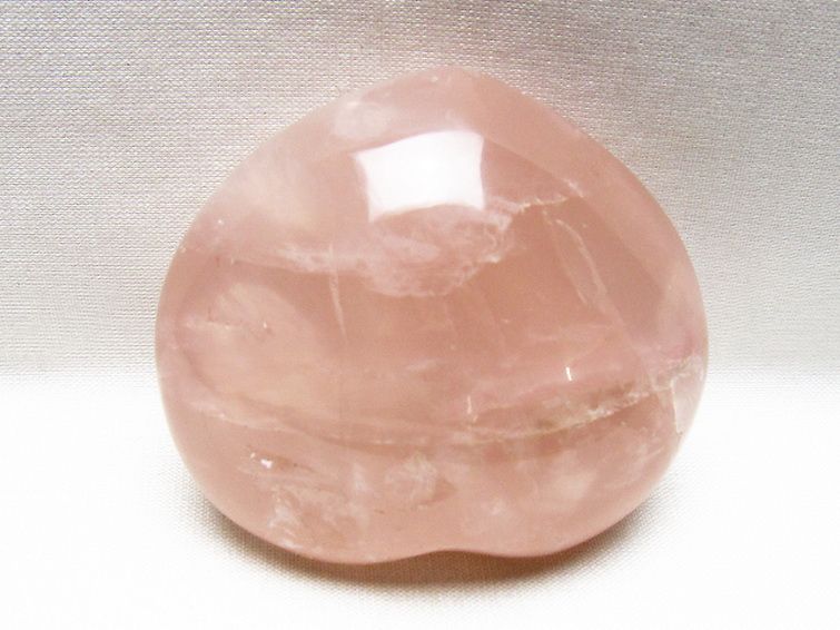 ローズクォーツハート 置物 [t225-8848] 2枚目