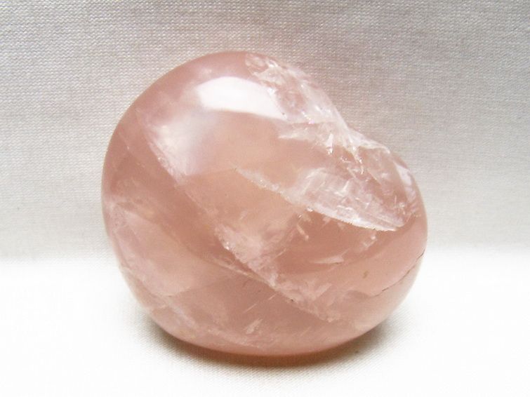ローズクォーツハート 置物 [t225-8848] 3枚目