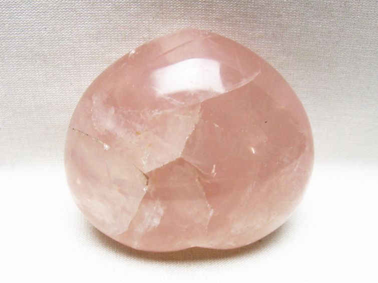 ローズクォーツハート 置物 [t225-8851] 2枚目