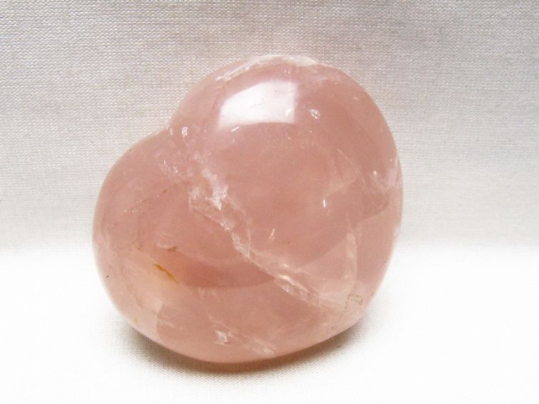 ローズクォーツハート 置物 [t225-8851] 3枚目