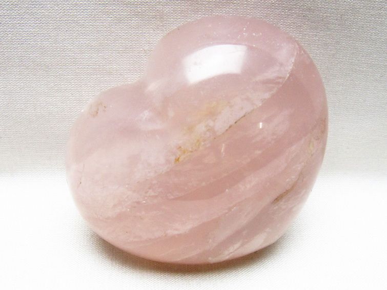 ローズクォーツハート 置物 [t225-8855] 3枚目