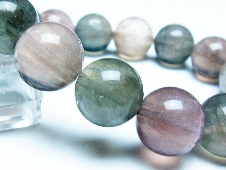 フローライト ブレスレット 15mm [t227-2267] 3枚目