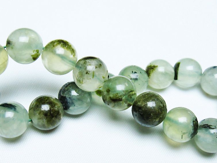 ルチル入り プレナイト ブレスレット 11mm [t228-4557] 2枚目