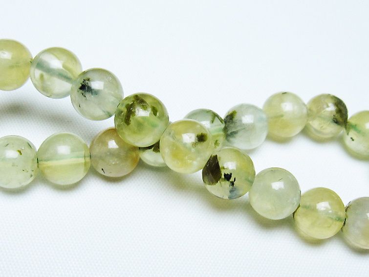 ルチル入り プレナイト ブレスレット 9mm [t228-4583] 2枚目