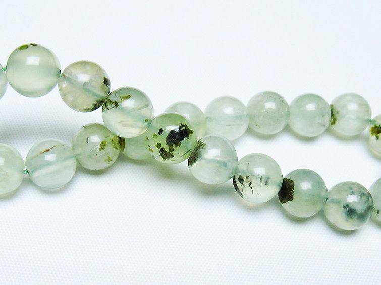 ルチル入り プレナイト ブレスレット 9mm [t228-4584] 2枚目