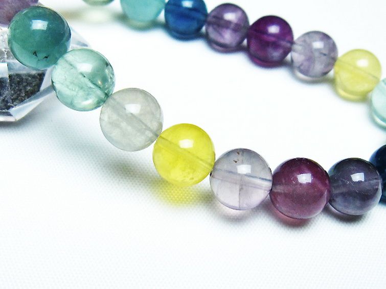 フローライト ブレスレット 10mm [t229-5109] 3枚目