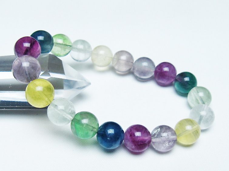 フローライト ブレスレット 10mm [t229-5211] 1枚目