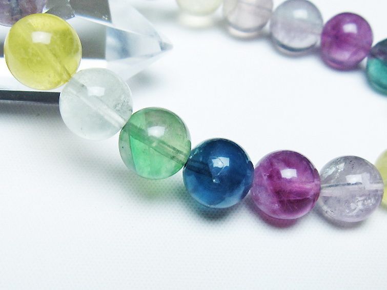 フローライト ブレスレット 10mm [t229-5211] 3枚目