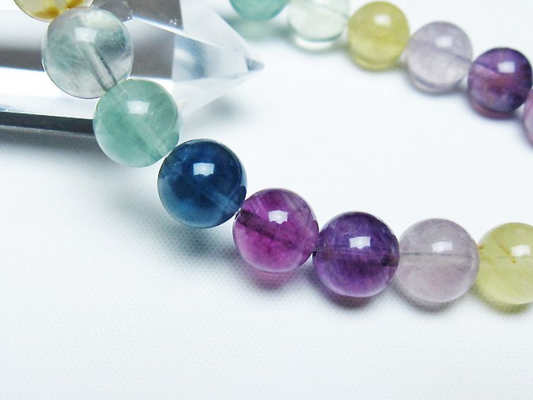 フローライト ブレスレット 9mm [t229-5248] 3枚目