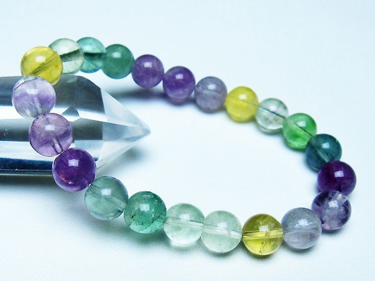 フローライト ブレスレット 9mm [t229-5321] 1枚目