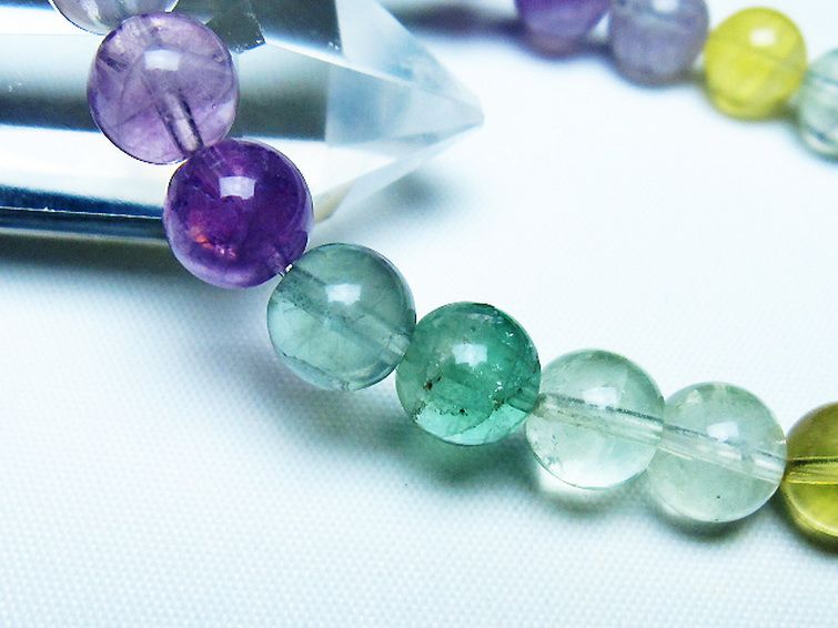 フローライト ブレスレット 9mm [t229-5321] 3枚目