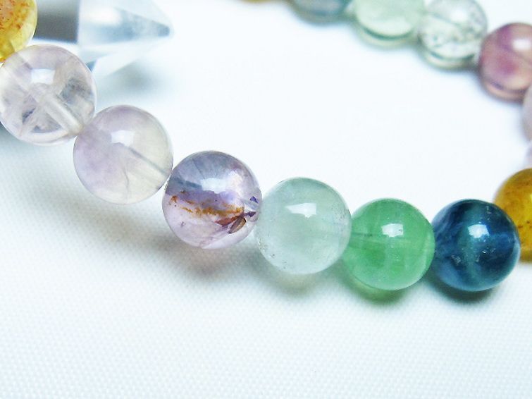 フローライト ブレスレット 9mm [t229-5329] 3枚目