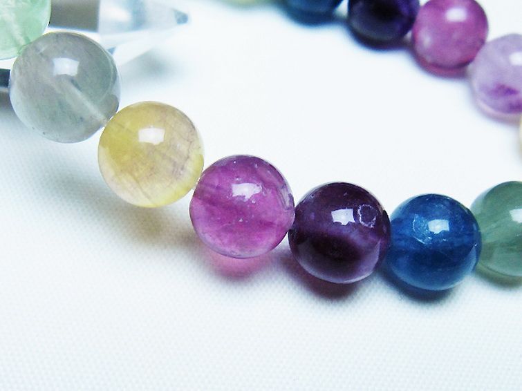 フローライト ブレスレット 10mm [t229-5335] 3枚目