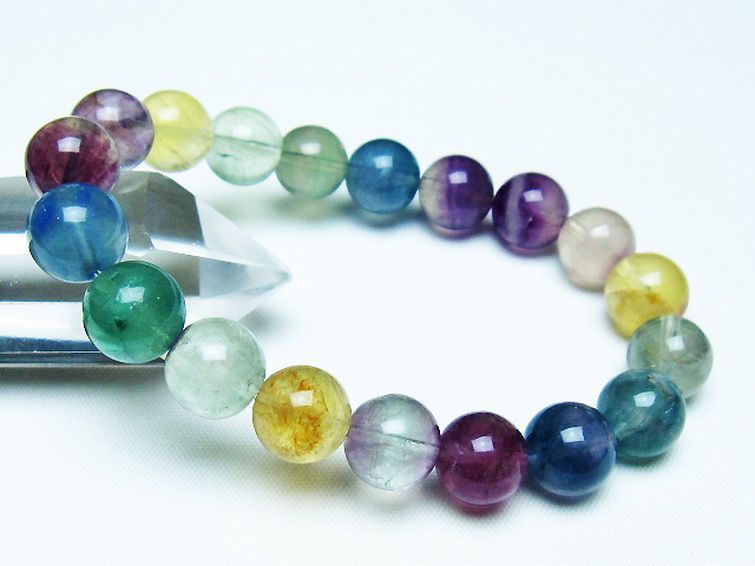 フローライト ブレスレット 10mm [t229-5339] 1枚目