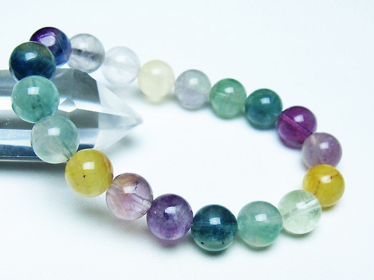 フローライト ブレスレット 10mm [t229-5343] 1枚目