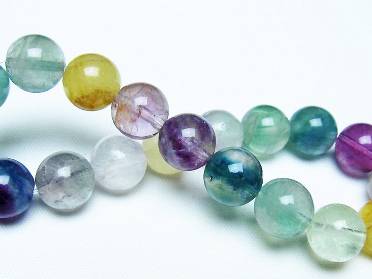 フローライト ブレスレット 10mm [t229-5343] 2枚目