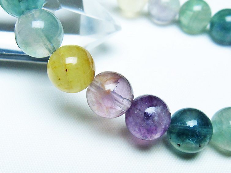 フローライト ブレスレット 10mm [t229-5343] 3枚目