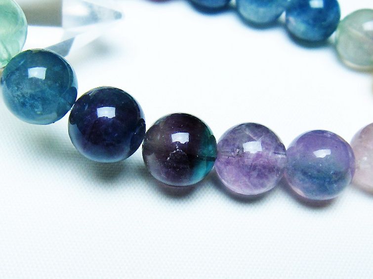 フローライト ブレスレット 11mm [t229-5347] 3枚目