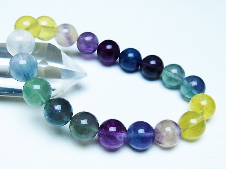 フローライト ブレスレット 11mm [t229-5370] 1枚目