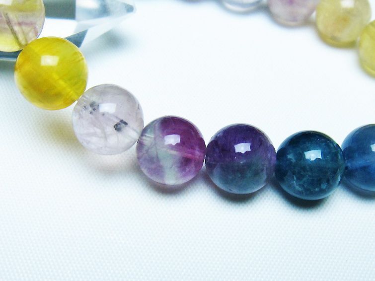フローライト ブレスレット 11mm [t229-5384] 3枚目
