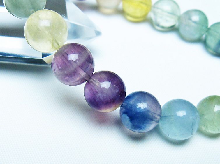 フローライト ブレスレット 10mm [t229-5392] 3枚目