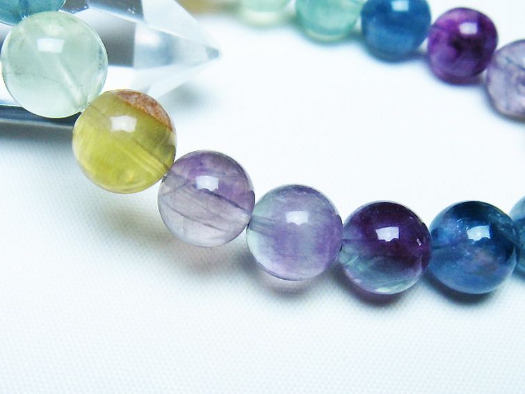 フローライト ブレスレット 10mm [t229-5395] 3枚目