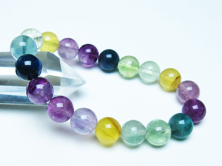 フローライト ブレスレット 10mm [t229-5400] 1枚目