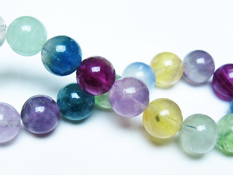 フローライト ブレスレット 10mm [t229-5403] 2枚目