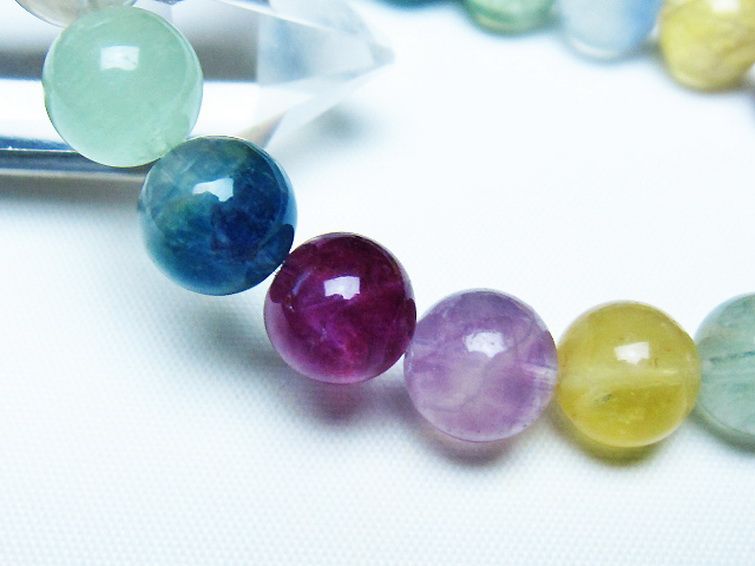 フローライト ブレスレット 10mm [t229-5403] 3枚目