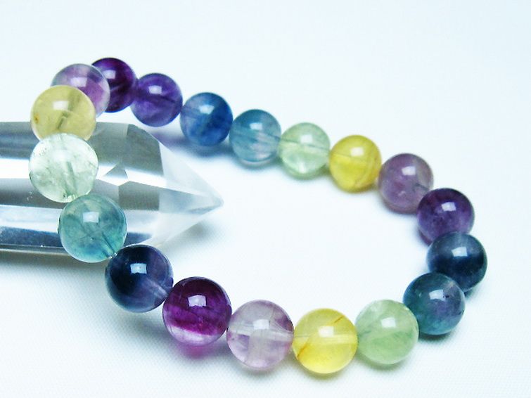 フローライト ブレスレット 10mm [t229-5406] 1枚目