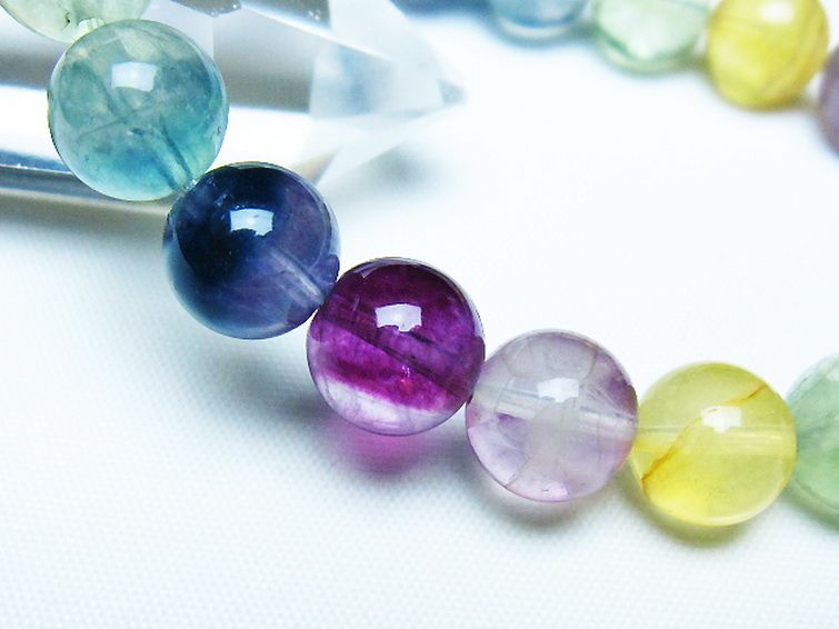 フローライト ブレスレット 10mm [t229-5406] 3枚目