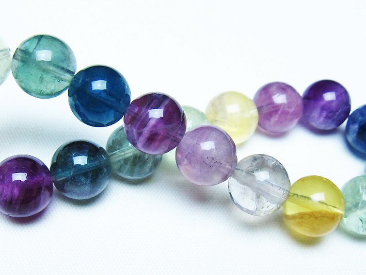 フローライト ブレスレット 10mm [t229-5419] 2枚目