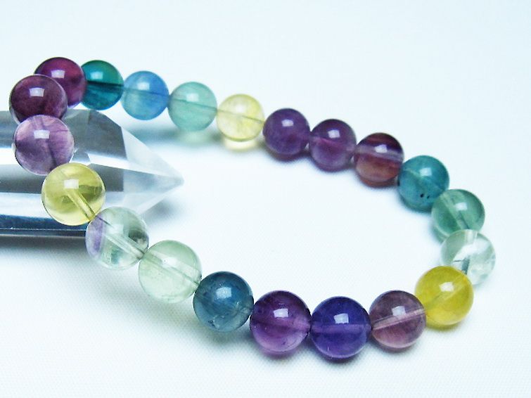 フローライト ブレスレット 10mm [t229-5420] 1枚目