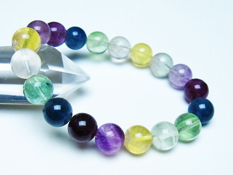 フローライト ブレスレット 10mm [T229-5428] 1枚目