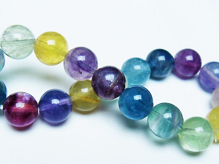 フローライト ブレスレット 10mm [t229-5431] 2枚目