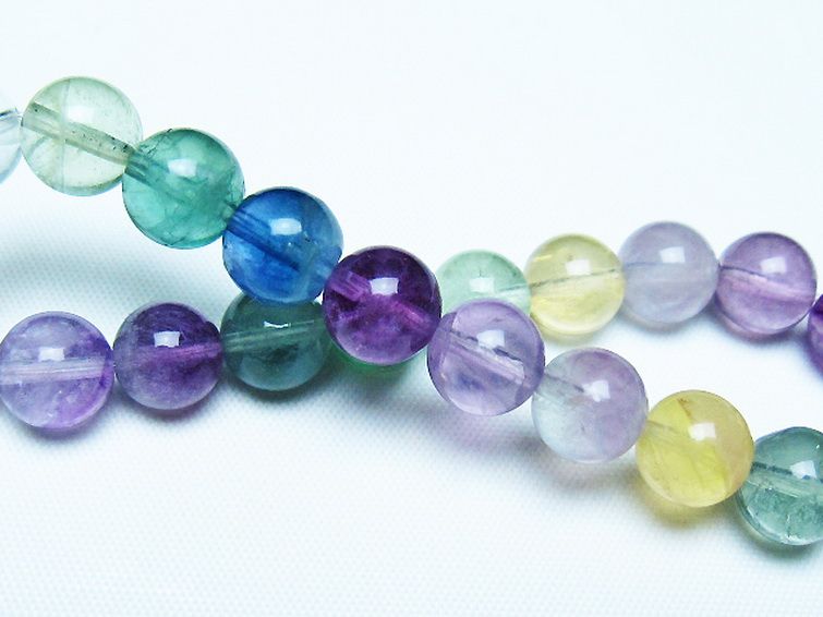 フローライト ブレスレット 9mm [t229-5442] 2枚目