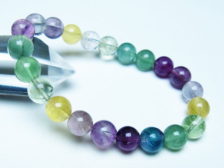 フローライト ブレスレット 9mm [T229-5451] 1枚目