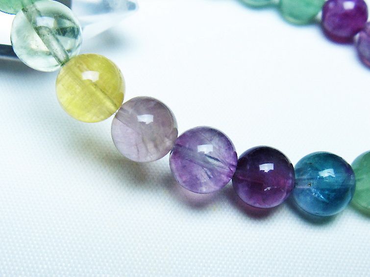 フローライト ブレスレット 9mm [T229-5451] 3枚目