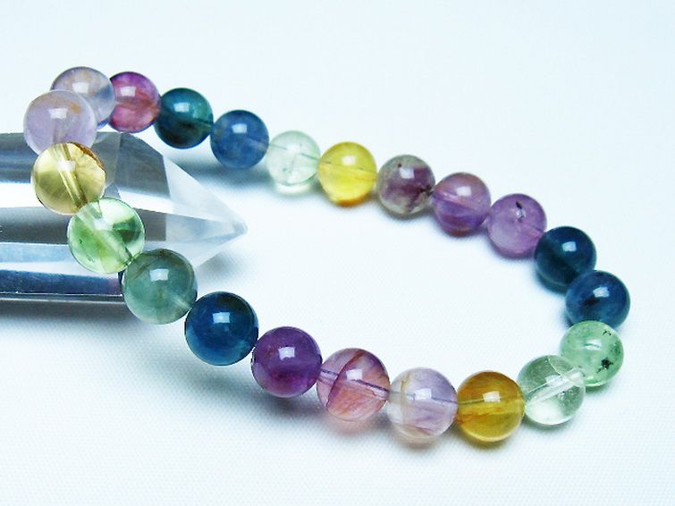 フローライト ブレスレット 9mm [T229-5457] 1枚目