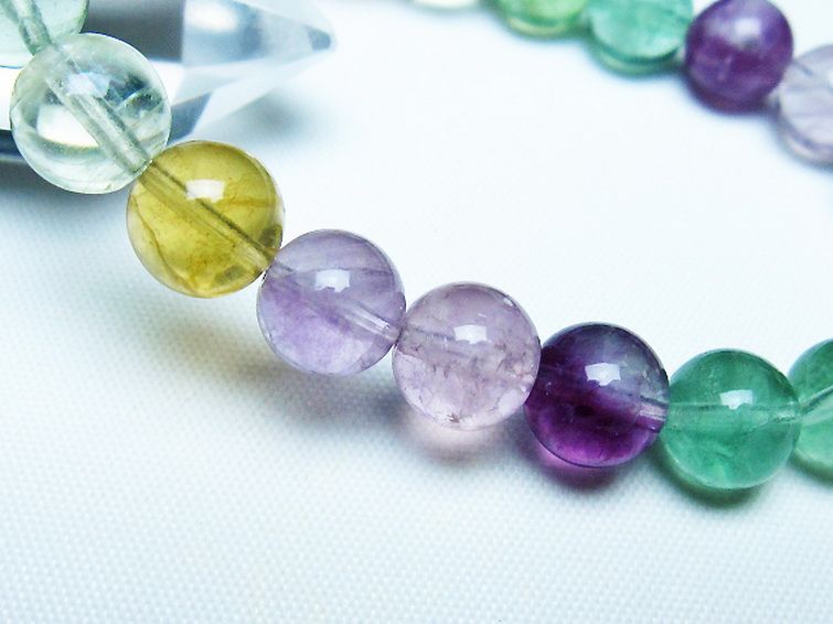 フローライト ブレスレット 9mm [t229-5462] 3枚目