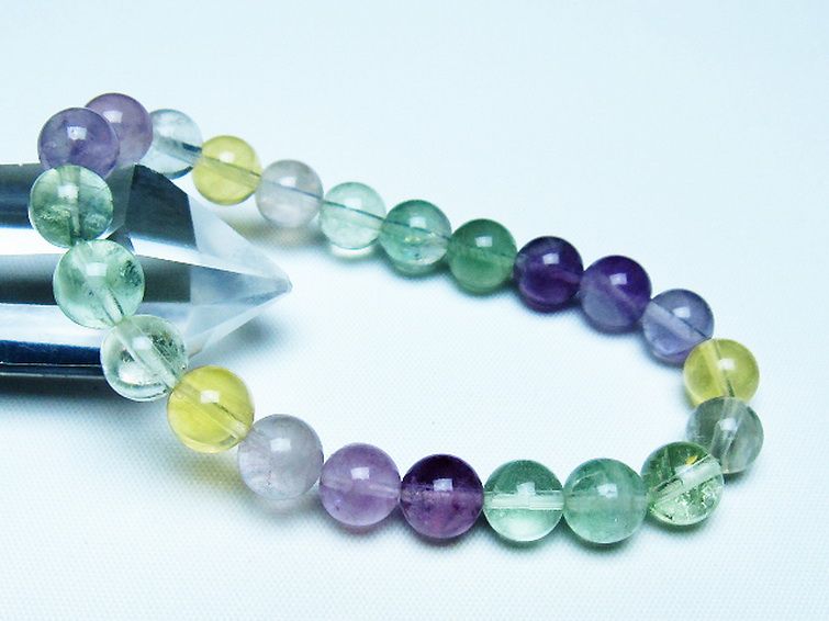 フローライト ブレスレット 8mm [t229-5472] 1枚目