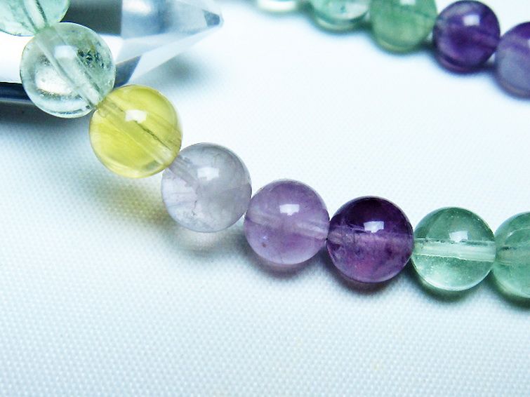 フローライト ブレスレット 8mm [t229-5472] 3枚目