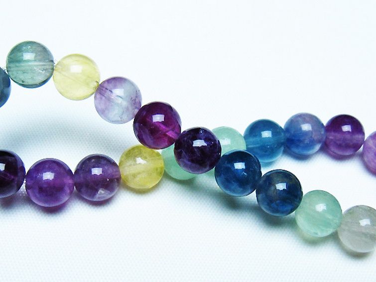 フローライト ブレスレット 8mm [t229-5473] 2枚目